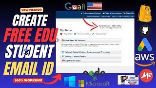 How to Create FREE Edu Email | Get Instant Edu Email Address | GitHub Student Developer Pack Azure