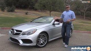 2014 Mercedes E550 Cabriolet Test Drive & Luxury Convertible Car Video Review