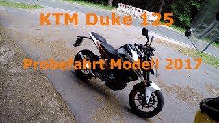 Ktm 125 Duke 2017 Probefahrt/erster Eindruck/Test/deutsch