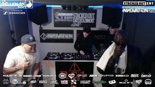 DJ Innovator with MC's Eksman, Bellyman & Bassman set | stacked out entertainment