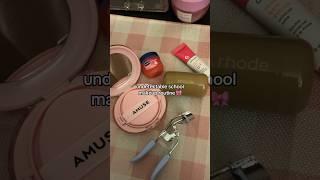 for people who aren't allowed to wear makeup at school or just want a no makeup makeup look!