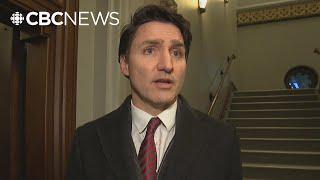 Trudeau speaks to reporters for first time since Freeland's resignation