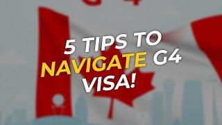 5 Tips to Navigate G4 Visa  Process Like a Pro!