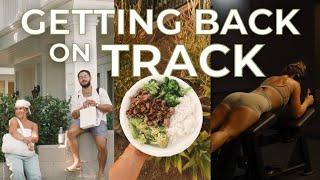 TRACKING | Ep. 6 : Trader Joe's Food Haul + Leg Day + Vacation Reset