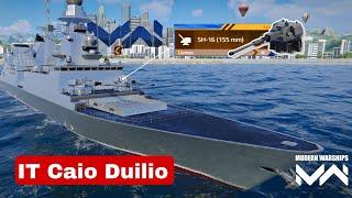 IT Caio Duilio with SH-16 cannon is like battleship | Modern Warships