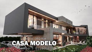 Modern House Design | 2 Story House & 5 Bedrooms |  750 m2 | CASA MODELO 2022