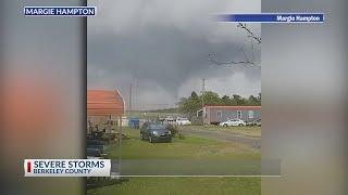 Video shows possible funnel cloud in Moncks Corner