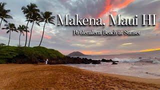 Maui Sunset Video - Makena Maui Hawaii - Po'olenalena Beach