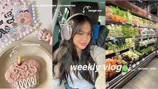 weekly vlog  ₊˚airpod maxs, new hair, productive days, etc. ㅤ ㅤ ㅤ ㅤ ㅤ ㅤ ㅤ ㅤ ㅤ ㅤ ㅤ ㅤ ㅤ ㅤ ㅤ ㅤ