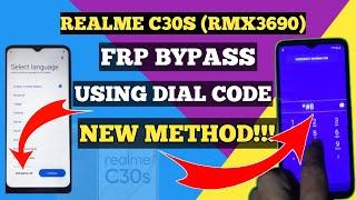 Realme C30s Frp Bypass | Bypass Without PC | New MethoD 2024 | Using Dial Code