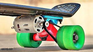 This is the Easiest Way to Make an ELECTRIC SKATEBOARD - WOW