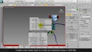 iClone Pipeline Tutorial - Applying Motions from iClone to 3DS Max CS Biped Characters