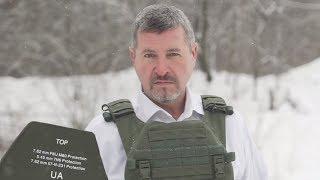 Director of UARM company took a shoot from AK to check company's armored plates