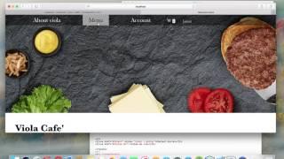 2) retrieve data from the database with php