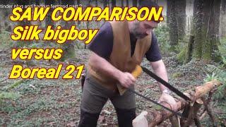 Bow saw versus Folding saw, Boreal 21 and Silky bigboy.