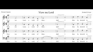 Richard Lloyd - View me, Lord (score video)