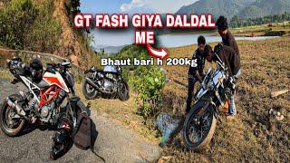 DALDAL ME GT FASH GIYA| 200kg GT| RIDE TO VIJAYGIR DAM |#continentalgt650 #royalenfield