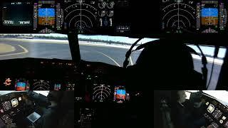 Duo flight from LSGG (geneva) to EDDF(frankfurt) on IVAO in homecocpit B737-800 (P3D V4 Prosim)