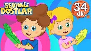 Oyuncak şarkısı  ve Sevimli Dostlar ile 36 Dakika Bebek Şarkıları | Adisebaba TV Kids Songs