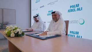 Palm Jebel Ali site progress - Nakheel partners with DEWA to develop substations