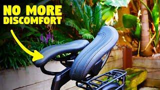 This split bike seat moves with your legs