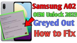 A01 OEM Unlock or bootloader unlock very easy solution