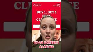 BOGO FREE CARTER’S CLOTHES #extremecouponing