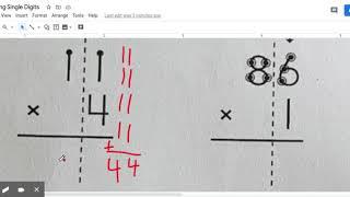 Multiplying Single Digits Part 1