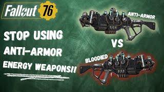 Anti Armor Vs Bloodied Which is Better? - Fallout 76