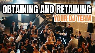 Finding and Retaining DJ TALENT and EVENT SUPPORT PEOPLE