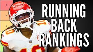 Top 24 RB Rankings Tier List - Pros/Cons & Where To Draft Them!