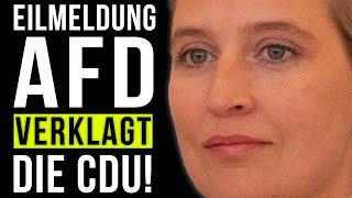 EILMELDUNG: AfD VERKLAGT CDU! MERZ PLATZT VOR WUT!