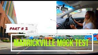 MARRICKVILLE TEST _PART 2,HOW TO STOP AT A STOP SIGN, WHAT IS F1, CAN I CROSS OVER A STRAIGHT LINE?