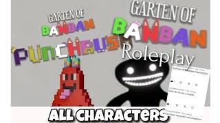 all characters from Garten of Banban Punchrush , Roleplay