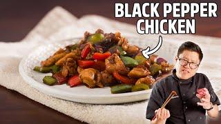 Super Easy Black Pepper Chicken Stir-Fry Recipe!