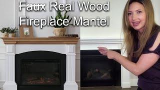 How To Give Your Fireplace Mantel a Real Wood Finish with Retique It's Wood Fireplace Mantel Kit