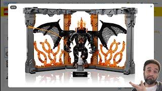 LEGO Lord of the Rings Balrog Book Nook reveal & thoughts! June 1st $130 USD release #NotSponsored