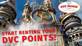 Start Renting Your DVC Points - DVC Rental Store