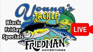 Friedman Adventures is live from Young’s Fishing Tackle in Bellflower, CA.