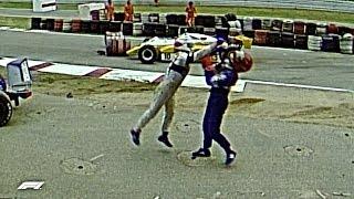 Piquet Rages After Salazar Shunt | 1982 German Grand Prix