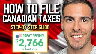 How To File Taxes in Canada 2024  Canadian Tax Return Tutorial  TurboTax Canada Tutorial