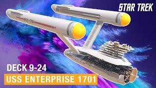 Star Trek:  The most detailed 3D model of the USS  Enterprise NCC-1701 ever! Deck 9-24