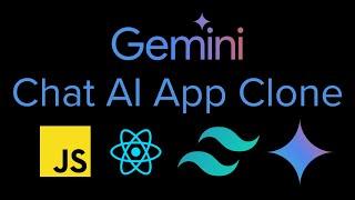 Building a custom GEMINI CLONE Chat app with ReactJS, TailwindCSS, Gemini API and ReactMarkdown