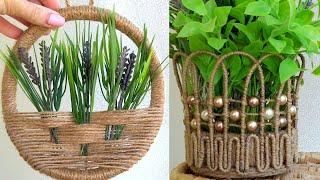 DIY JUTE decoration ideas / 2 Jute craft ideas