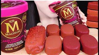 ASMR CHOCOLATE ICE CREAM *MAGNUM ICE CREAM 매그넘 초콜릿 아이스크림 먹방 (EATING SOUNDS) NO TALKING MUKBANG