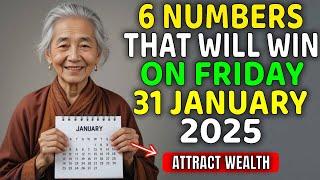 Lucky Numbers: 5 NUMBERS TO WIN JACKPOT on Friday 31st JANUARY  2025 | Buddhist Philosophy