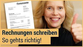 Rechnung schreiben als Kleinunternehmer | Manuela Hartmann