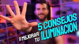 5 CONSEJOS para mejorar la ILUMINACIÓN de tu STREAM o VÍDEO