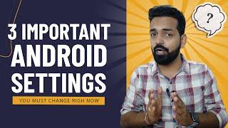 3 Important Android Settings You Should Change Right Now.... #shorts