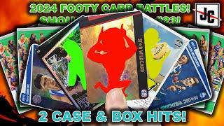 2 CASE & BOX HITS! FOOTY CARD BATTLES | 2024 AFL TEAMCOACH CARDS